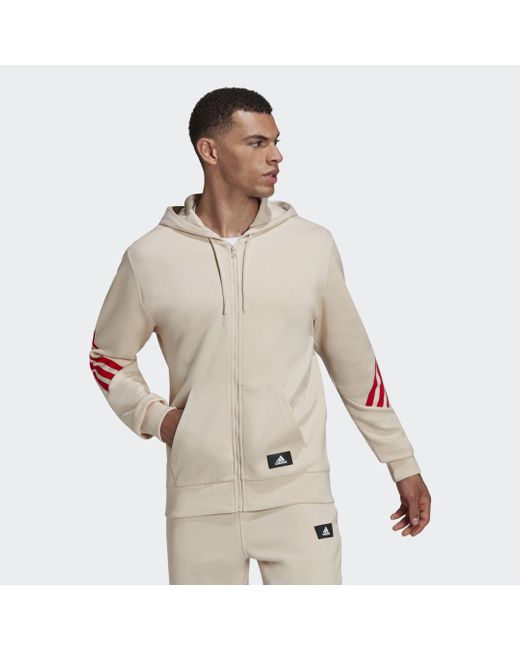 Chaqueta con capucha Sportswear Future Icons 3 bandas adidas de Algodón de  color Neutro para hombre - Lyst