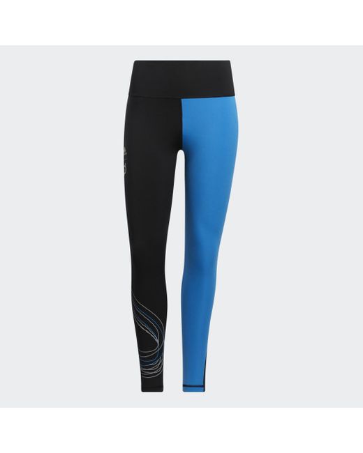 Adidas Blue Capable Of Greatness 7/8 Leggings