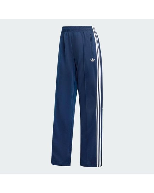 Adidas Blue Firebird Loose Track Tracksuit Bottoms