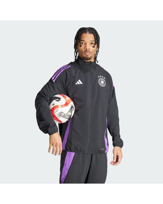 Adidas Blue Germany Tiro 24 Competition Presentation Track Top for men