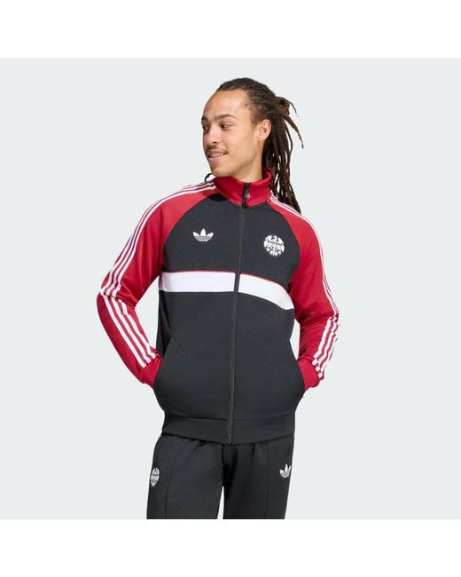 Adidas Red Eintracht Frankfurt Fc Originals Tracktop for men