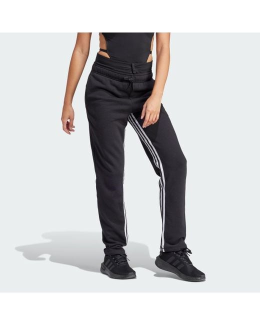 Pantaloni Dance All-Gender Versatile French Terry di Adidas in Black