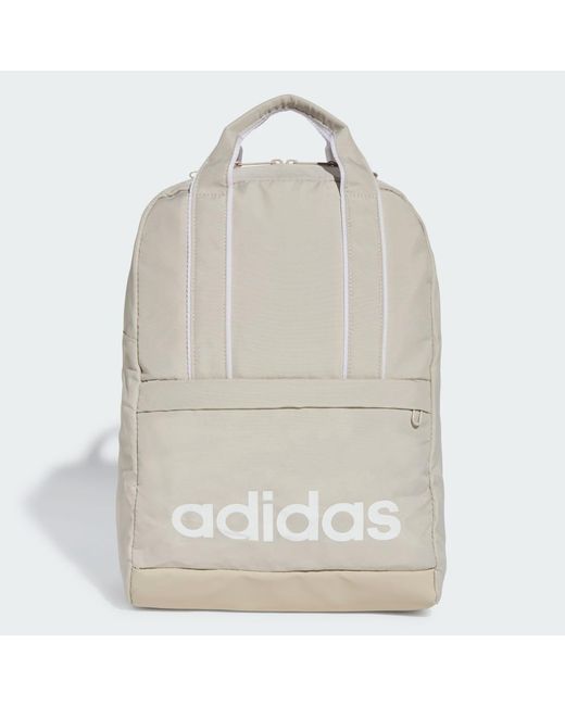 Adidas White Linear Essentials Rucksack