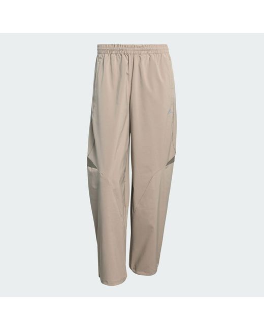 Adidas Natural F50 Loose Striped Track Tracksuit Bottoms for men