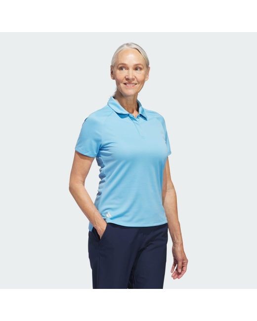 Adidas Blue Women's Ultimate365 Heat.rdy Polo Shirt