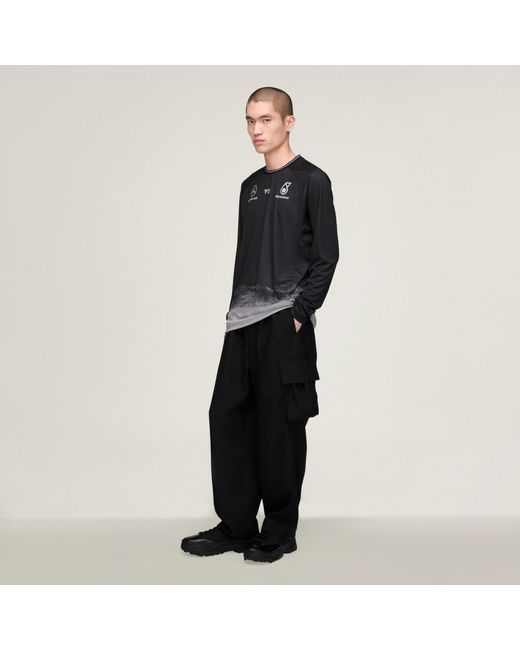 Adidas Black Y-3 Mercedes Mechanics Jersey Long Sleeve