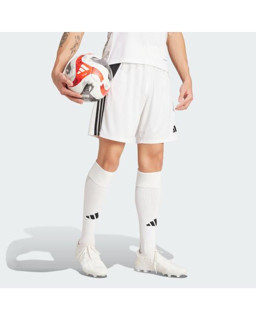 Adidas White Tiro 24 Shorts for men