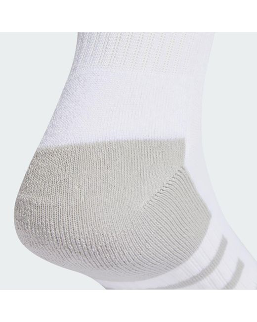 Adidas White Essentials Climacool Crew Socks 3 Pairs