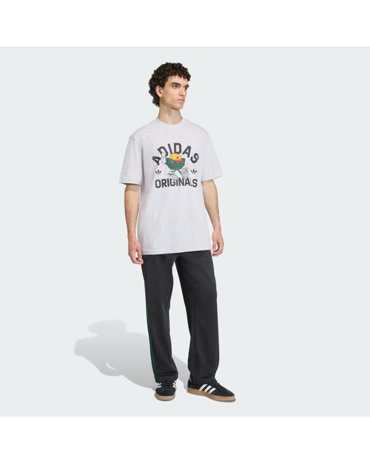 Adidas White Trefoil Series Character T-Shirt for men