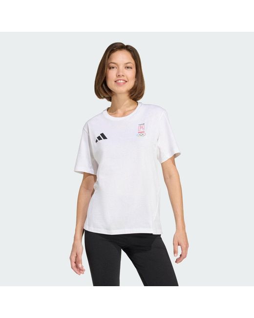 Adidas White Poc Milano T-Shirtw