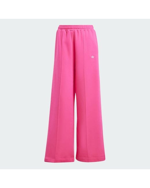 Adidas Pink Essentials Wide Leg Joggers