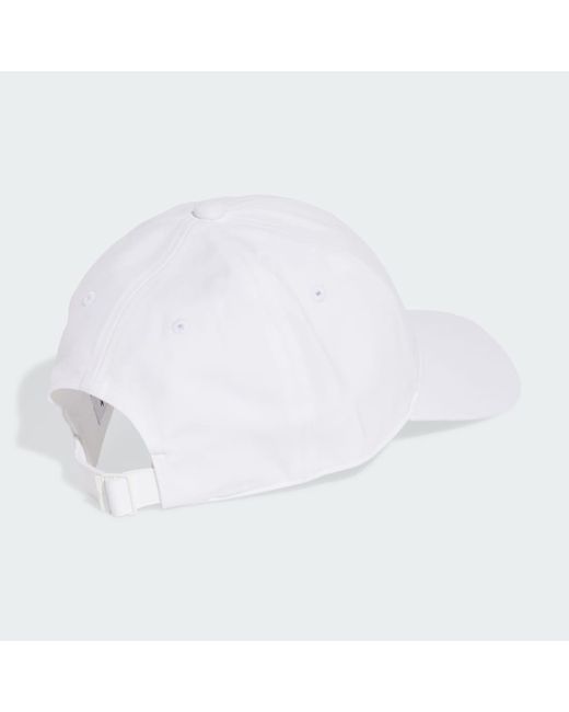 Adidas White Adicolor Classic Trefoil Baseball Cap