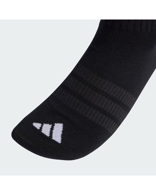 Adidas Originals Black Thin&Amp;Light Essentials Low Cut Socks 3 Pair Pack