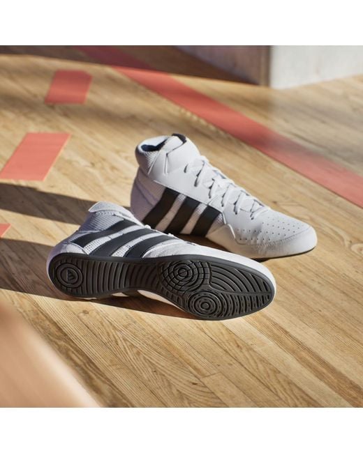 Adidas White Hvc Plus Shoes