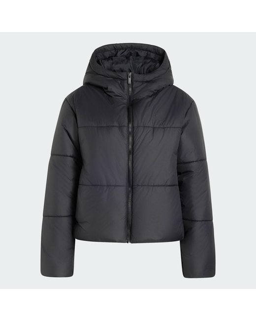 Adidas Gray Essentials Highloft Insulated Puffer Jacket