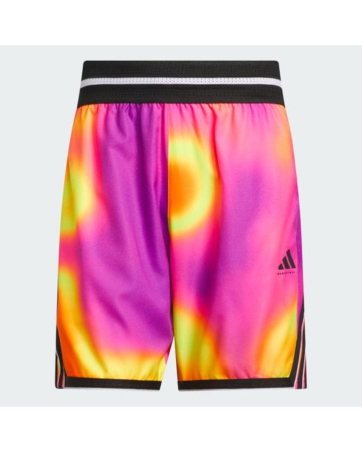 Adidas Pink Crazy Lite Aop Shorts for men