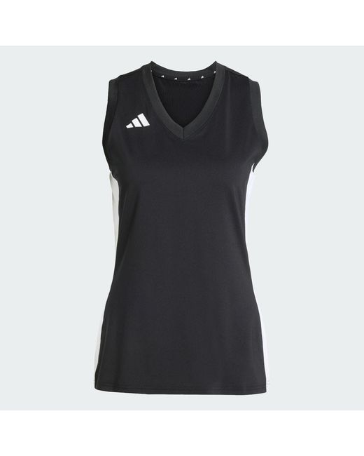 Adidas Blue Quickset Sleeveless Volleyball Jersey
