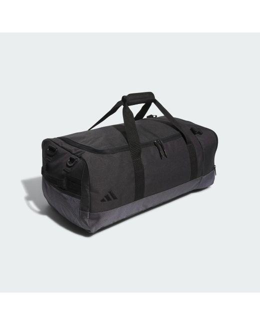 Adidas Black Hybrid Duffle Bag for men