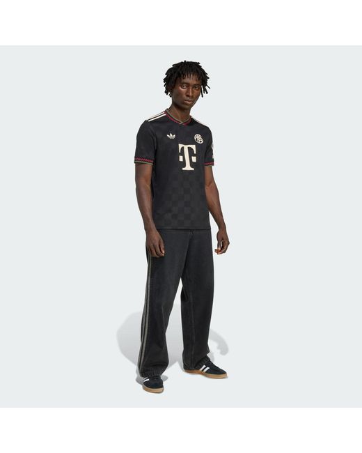 Adidas Black Fc Bayern 25/26 Third Jersey for men