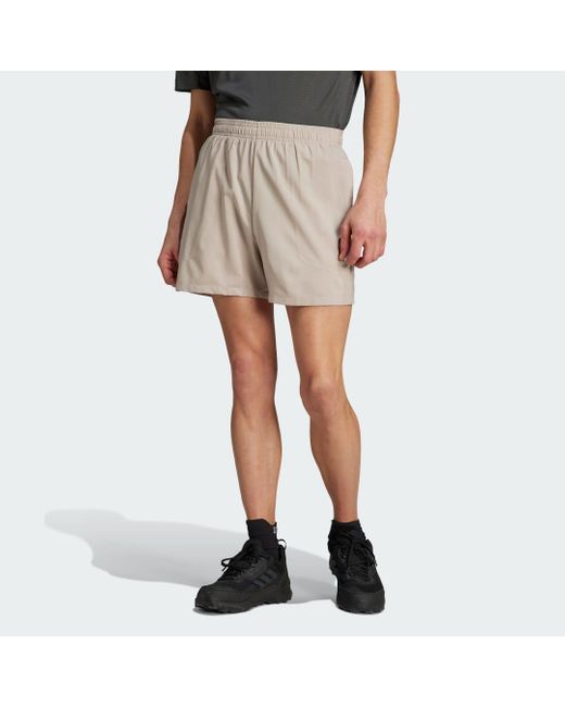 Adidas Natural Terrex Multi Shorts for men