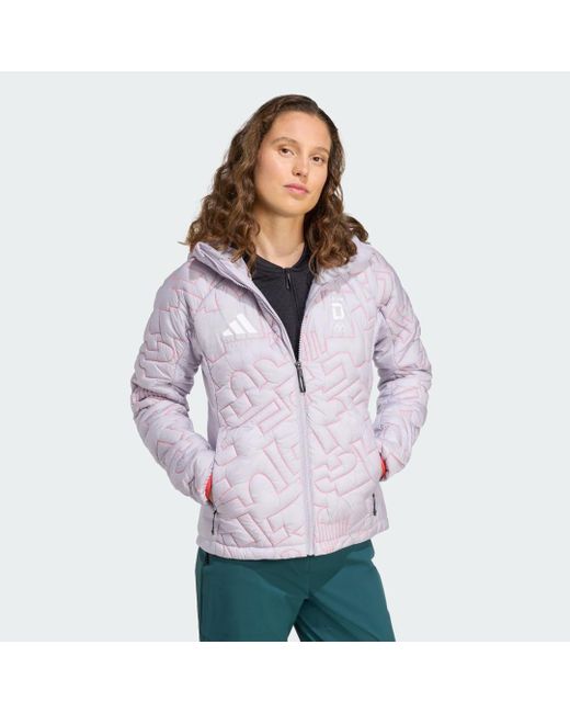 Adidas Purple Team D Primaloft Jacke
