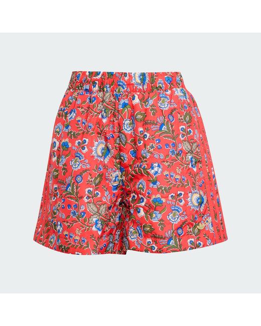 Adidas Red Originals X Liberty London Quilted Shorts