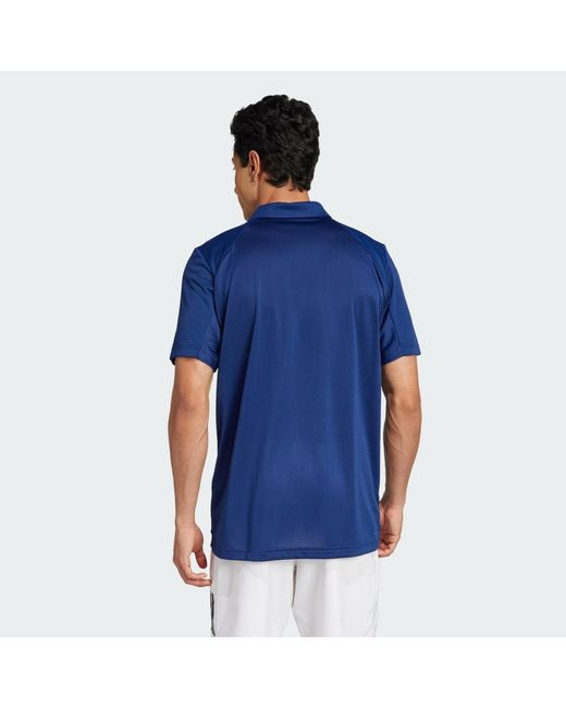 Adidas Blue Club Tennis Polo Shirt for men