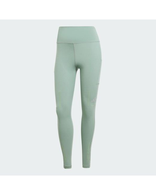 Adidas Green Ultimateadidas Reflective 7/8 Leggings