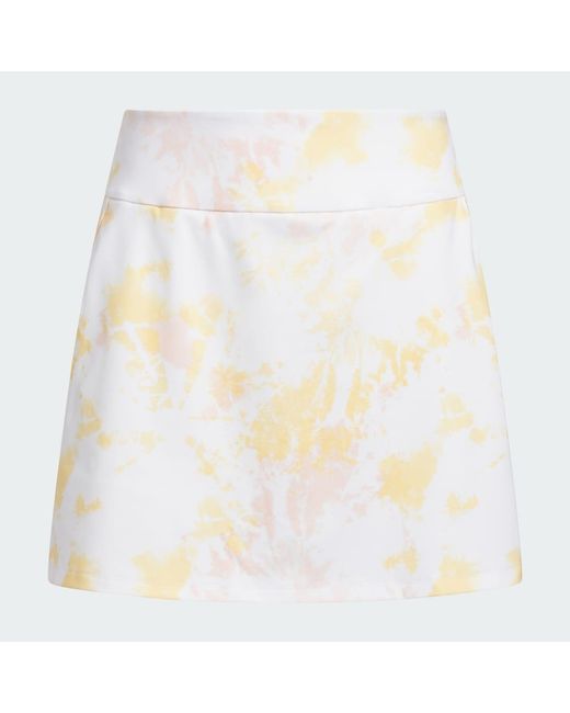Adidas White Ultimate365 Printed Knit Skort
