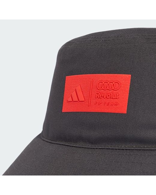 Adidas Gray Audi Revolut F1 Team Elevated Bucket Hat