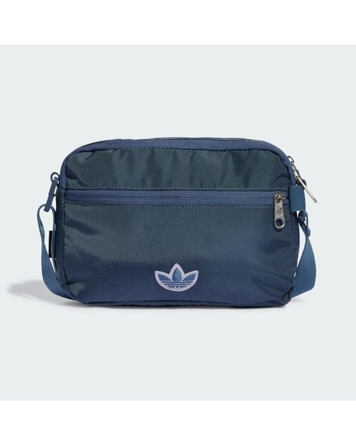 Adidas Blue Premium Essentials Small Airliner Bag