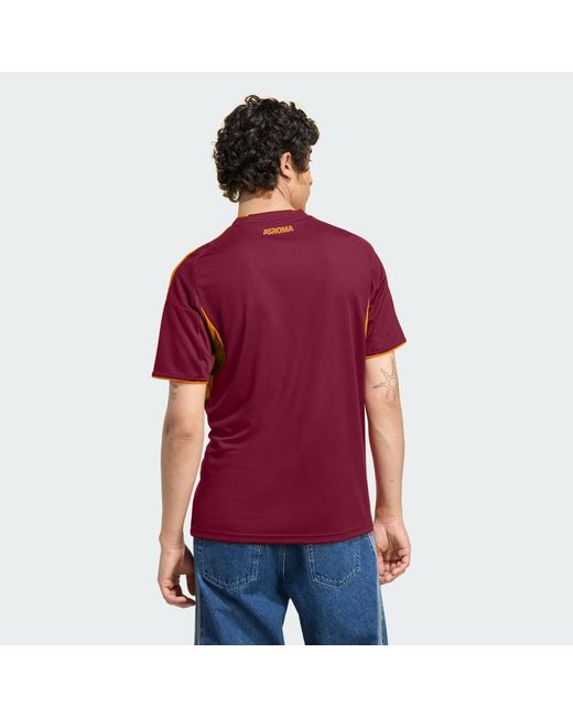 Adidas Red As Roma 25/26 Home Jersey for men