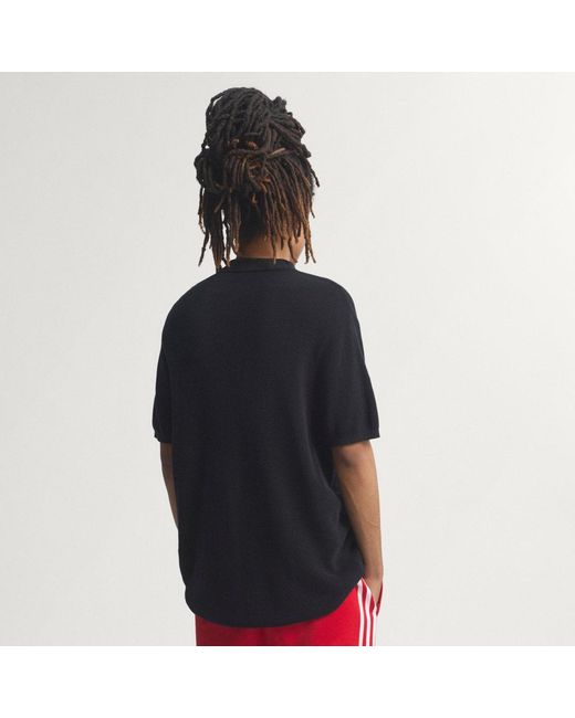 Adidas Black Premium Polo for men