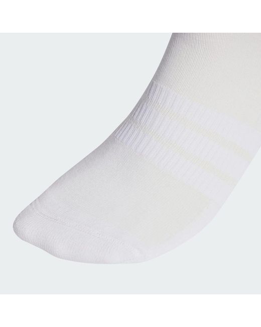 Adidas White Cushioned Essentials Ankle Socks 6 Pair Pack