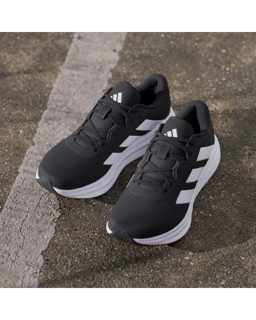 Adidas Black Galaxy 7 Running Shoes for men