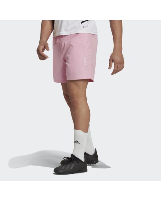 Adidas Pink Belgium Dna Shorts for men