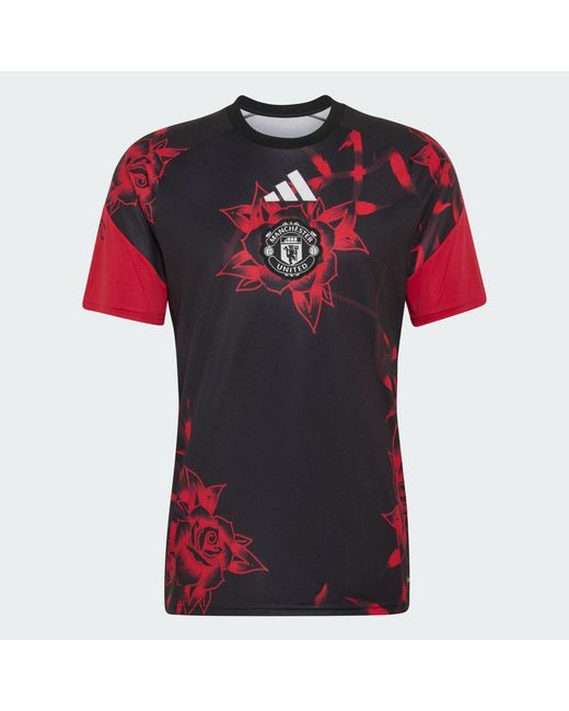 Adidas Red Manchester United 26/27 Pre Match Jersey for men