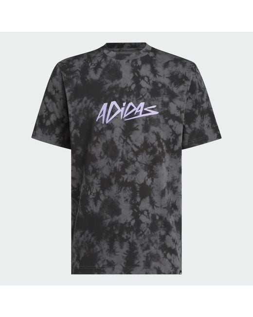 Adidas Black Lux Color Graphic T-Shirt for men