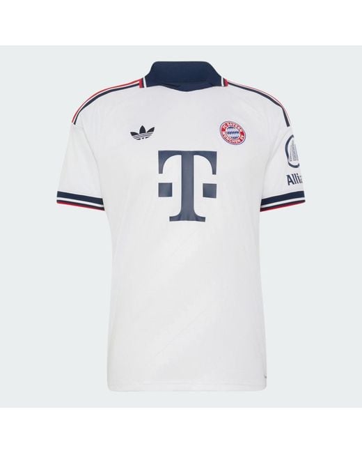 Adidas White Fc Bayern 26/27 Away Jersey for men