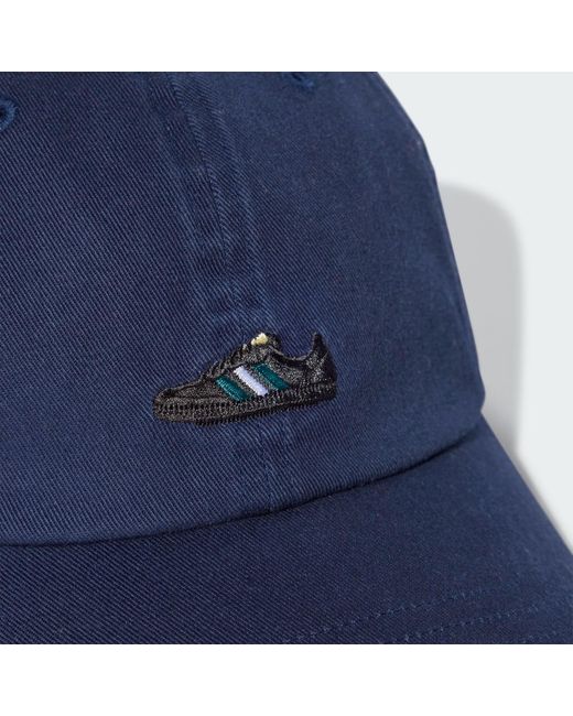 Adidas Blue Samba Dad Cap