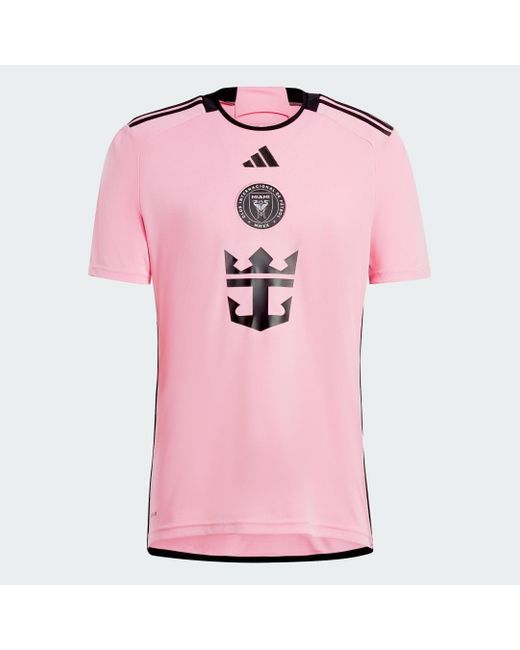 Adidas Pink Inter Miami Cf 24/25 Messi Home Jersey for men