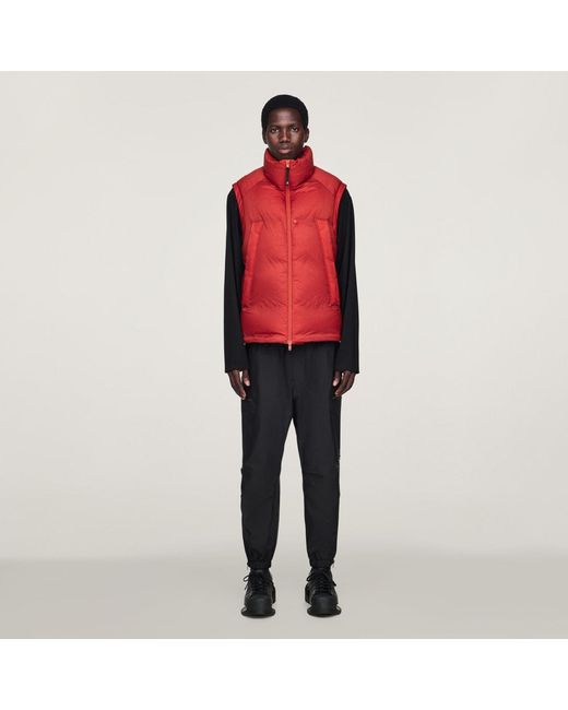 Adidas Red Y-3 Gore-Tex Cuffed Cargo Tracksuit Bottoms for men