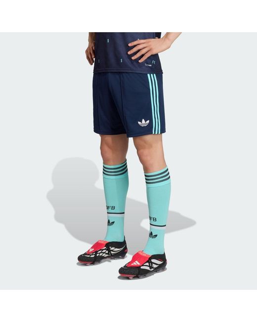 Adidas Blue Germany 26 Away Shorts for men