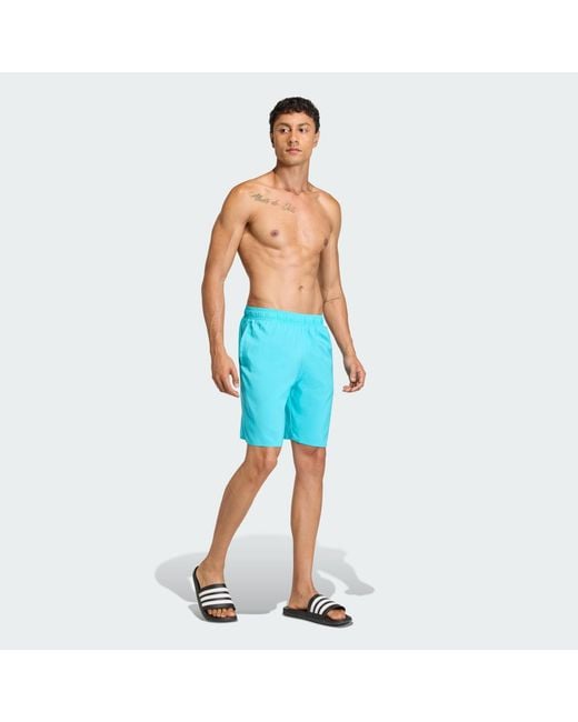 Swim Short 8-Inch di Adidas in Blue da Uomo