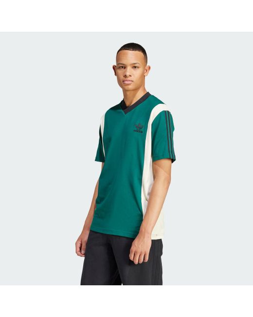 Adidas Green Archive Panel T-shirt for men