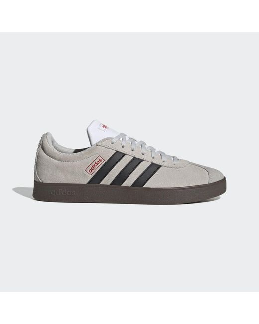 Adidas Gray Vl Court 2.0 Shoes
