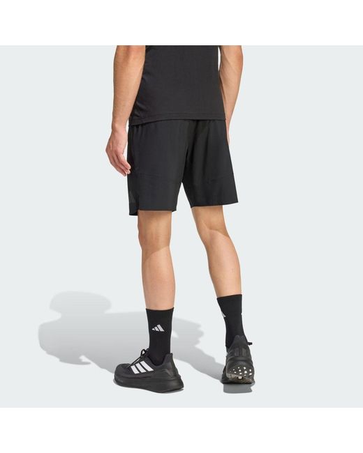 Adidas Black Tiro Travel Woven Shorts for men