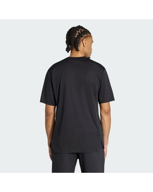 Adidas Black Tech Apparel T-Shirt for men