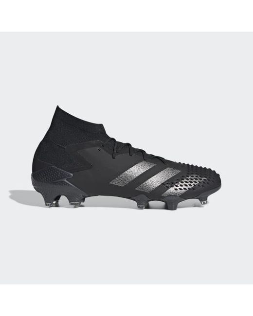 black predator cleats