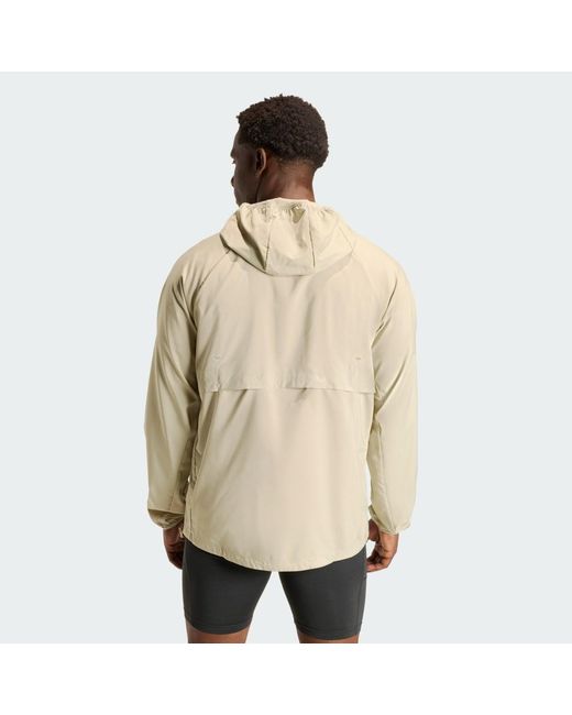 Adidas Natural Adi365 Running Essentials Jacket for men